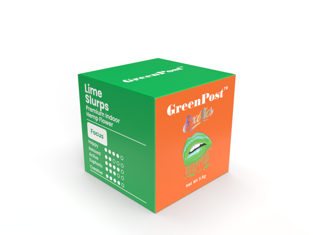 GREEN POST 3.5 GRAM EXOTIC INDOOR THC-A FLOWER