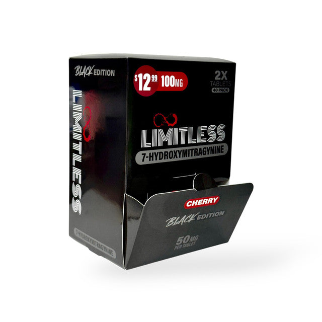 LIMITLESS 7-HYDROXY 50MG TABLETS (40CT/BOX)