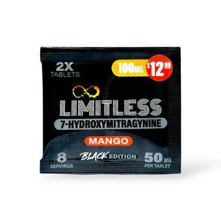 LIMITLESS 7-HYDROXY 50MG TABLETS (40CT/BOX)