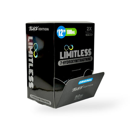 LIMITLESS 7-HYDROXY 50MG TABLETS (40CT/BOX)