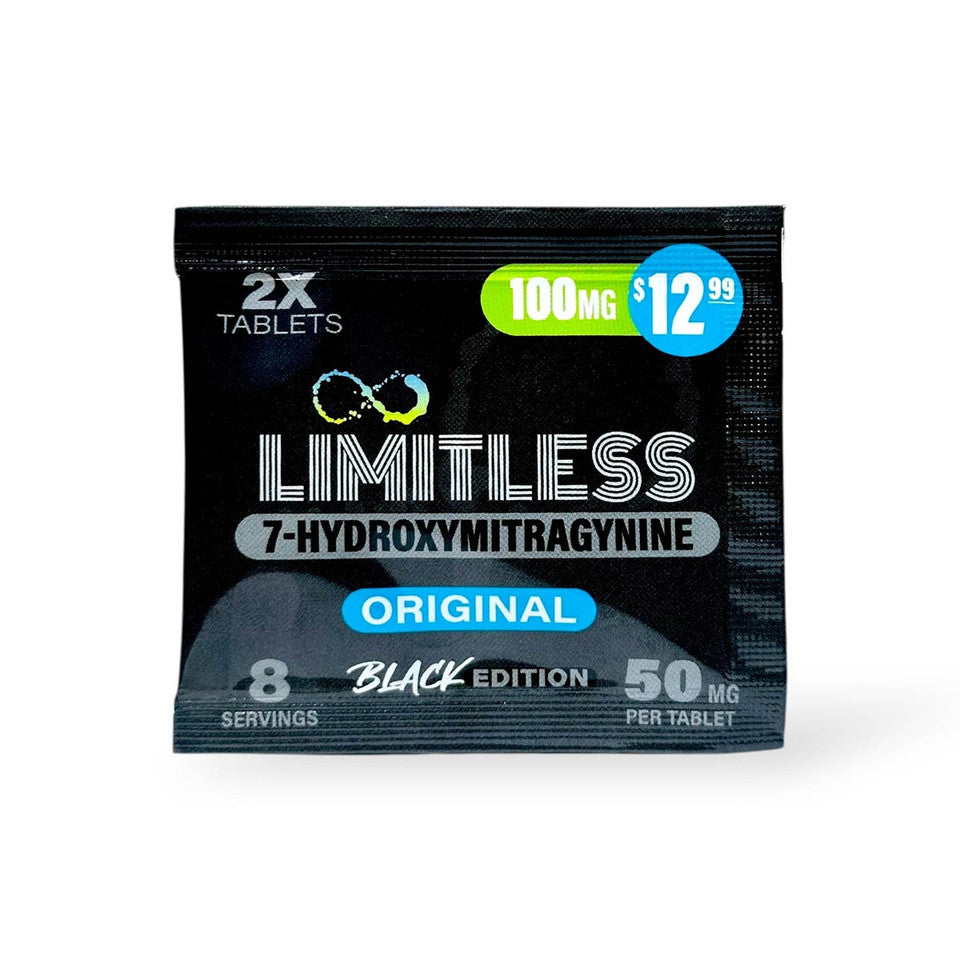 LIMITLESS 7-HYDROXY 50MG TABLETS (40CT/BOX)