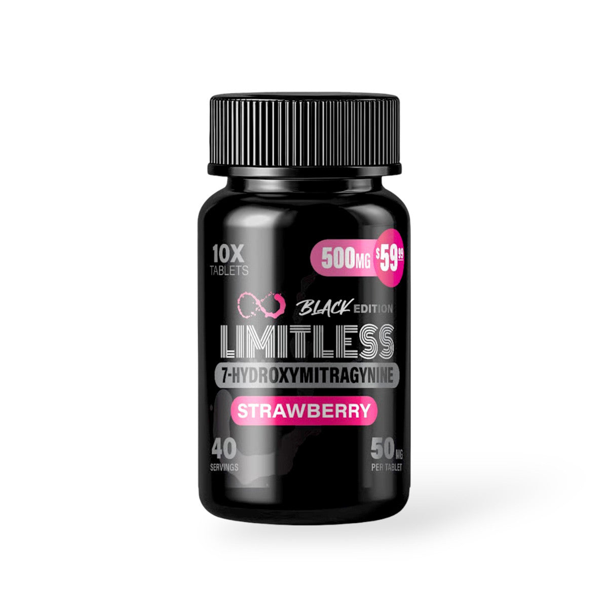 LIMITLESS 7-HYDROXY 50MG TAB 49.99 PRE PRICE (10CT BOTTLE)