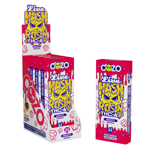 DOZO LIVE HAS ROSIN THCA DIAMOND 2.5 GRAM DISPOSABLE
