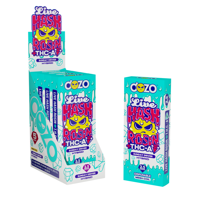 DOZO LIVE HAS ROSIN THCA DIAMOND 2.5 GRAM DISPOSABLE