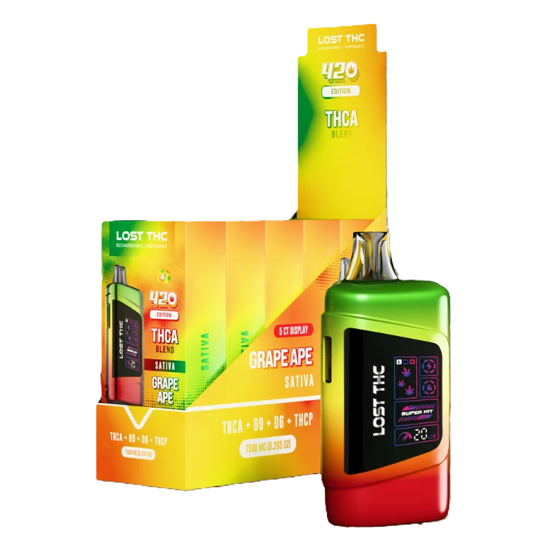 LOST THC 420 EDITION THCA BLEND (THCA + D9 + D8 + THCP) 7.5 GRAM DISPOSABLE