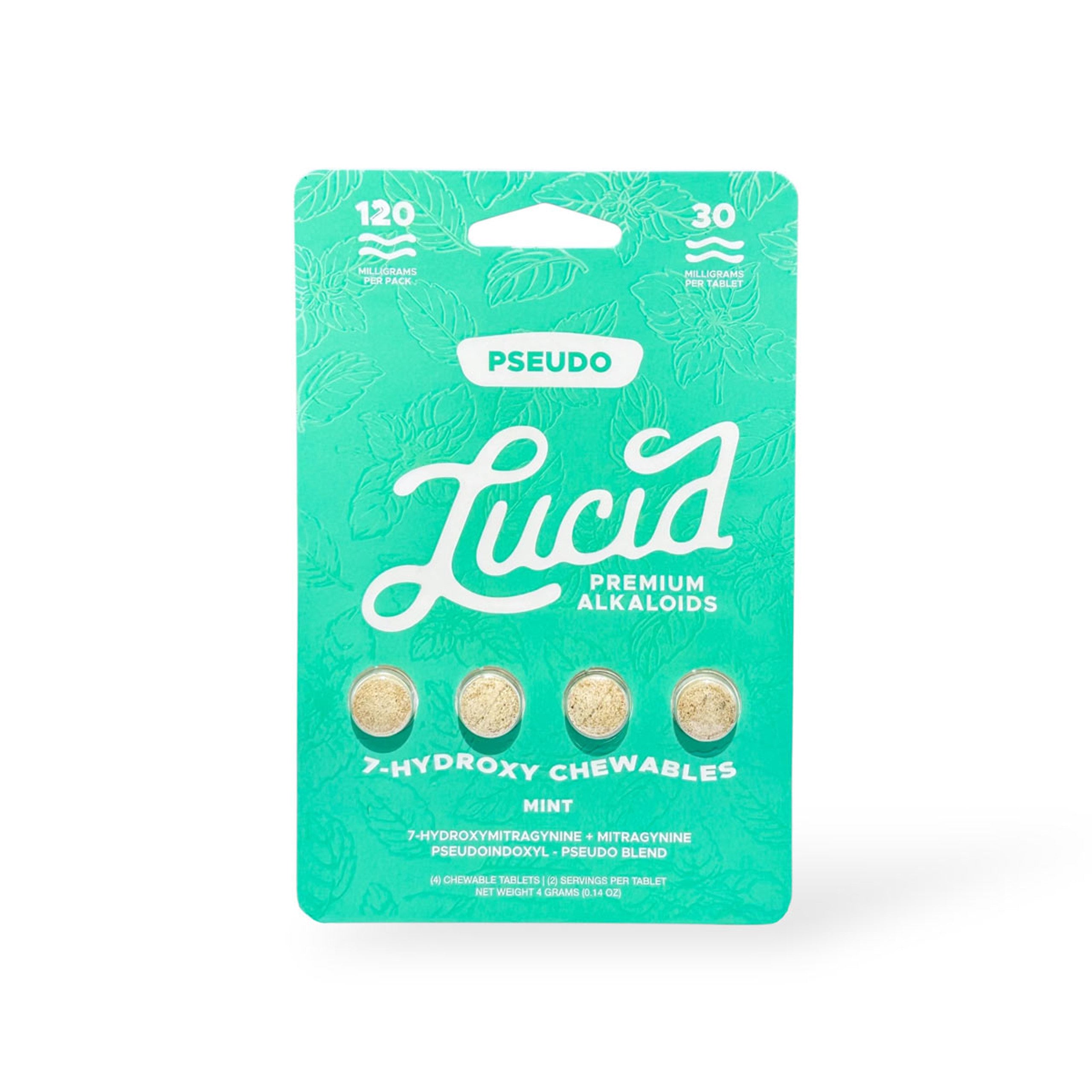 LUCID PREMIUM ALKALOIDS 7-HYDROXY CHEWABLE TABS 30MG/TAB (4CT PACK)