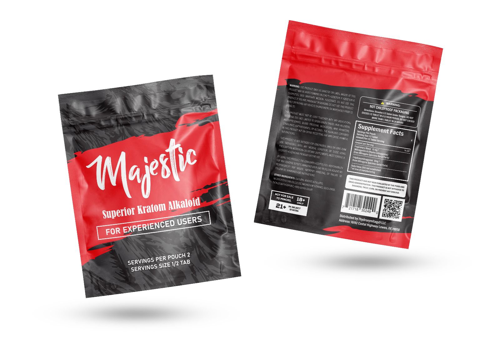 MAJESTIC SUPREIOR KRATOM ALKALOID (30CT DISPLAY)