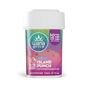WANA HEMP 100MG DELTA-9 THC INFUSED GUMMIES