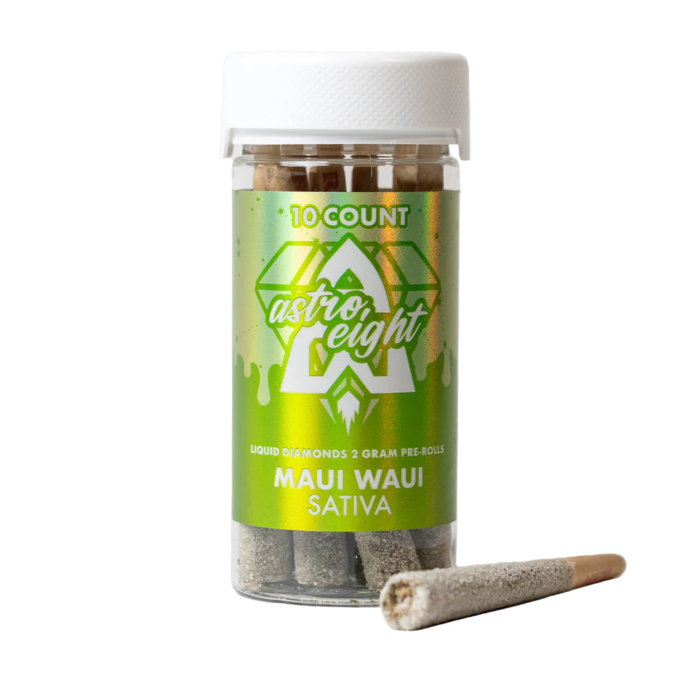 ASTRO 8 THC-A LIQUID DIAMONDS 2G PRE ROLLS 10CT/JAR