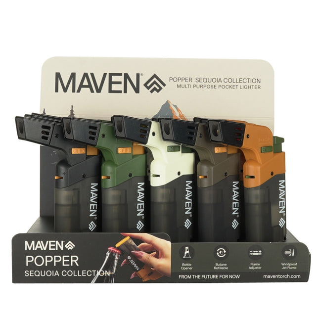 MAVEN ALPHA+ POCKET LIGHTER (15CT/DISPLAY)