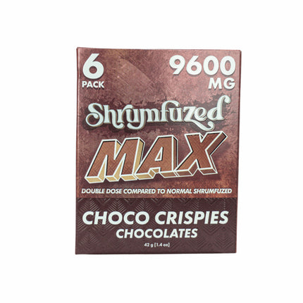 SHRUMFUZED MAX 9600MG DOUBLE DOSE MUSHROOM CHOCOLATE (6CT/PACK)