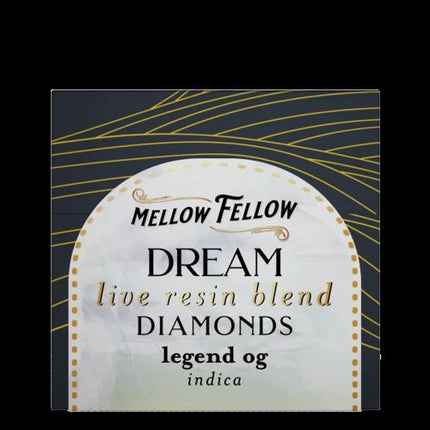 MELLOW FELLOW 2 GRAM LIVE RESIN DIAMONDS LEGEND OG (INDICA) DREAM BLEND 810104326070