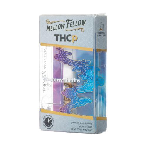 MELLOW FELLOW HALF GRAM THC-P CARTRIDGE BLUEBERRY MUFFINS (INDICA) 810121208687
