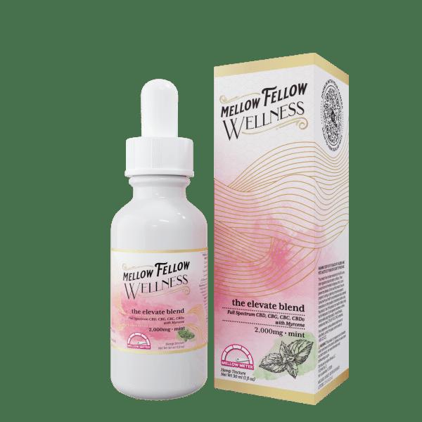 MELLOW FELLOW WELLNESS THE ELEVATE BLEND 2000MG TINCTURE