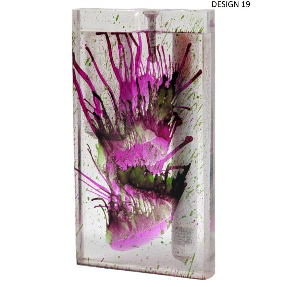 4" ACRYLIC DUG OUT W/ METAL BAT DESIGN 19 (DUGAL19) DUGAL19
