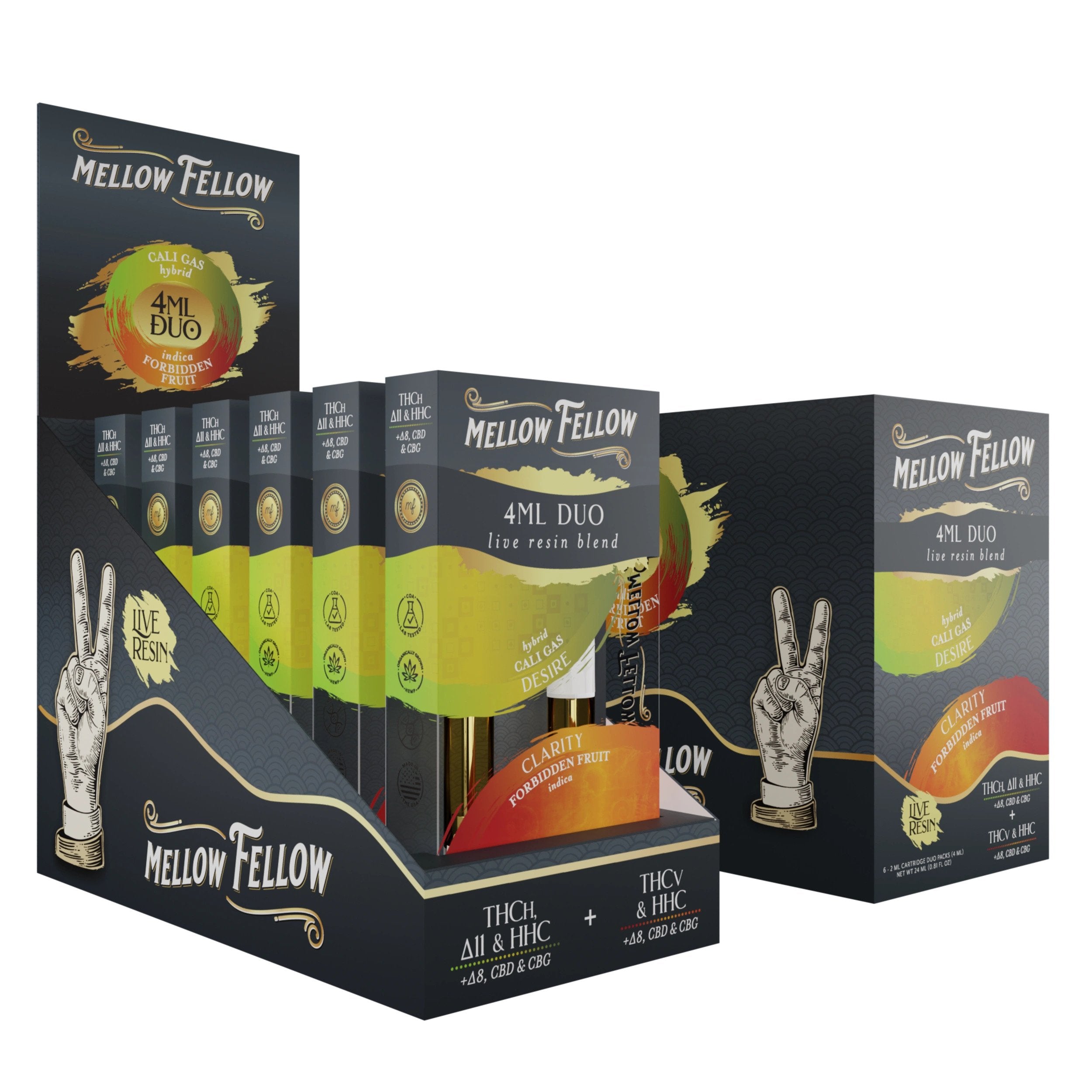 MELLOW FELLOW 4ML DUO LIVE RESIN CARTRIDGE