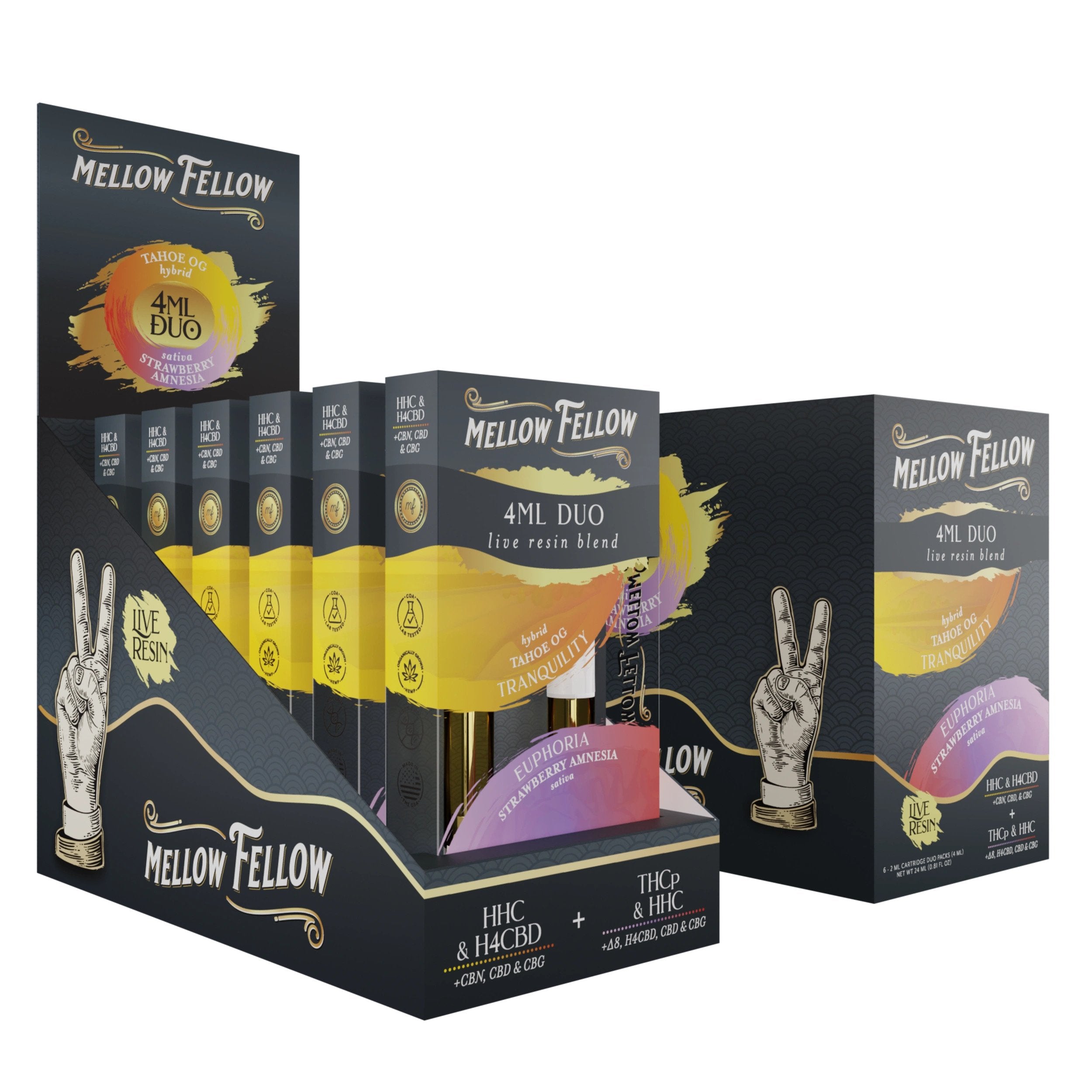 MELLOW FELLOW 4ML DUO LIVE RESIN CARTRIDGE