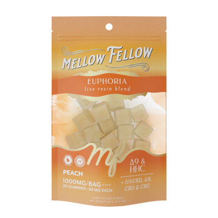 MELLOW FELLOW 50MG LIVE RESIN GUMMIES (20CT BAG)
