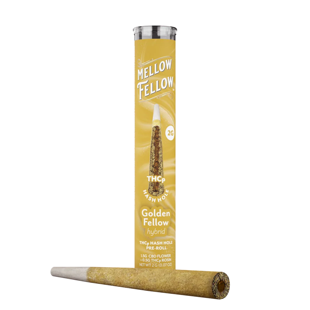 MELLOW FELLOW THC-P HASH HOLES PRE-ROLLS (1.5G THCA X 0.5G THCA ROSIN) (12CT/BOX)