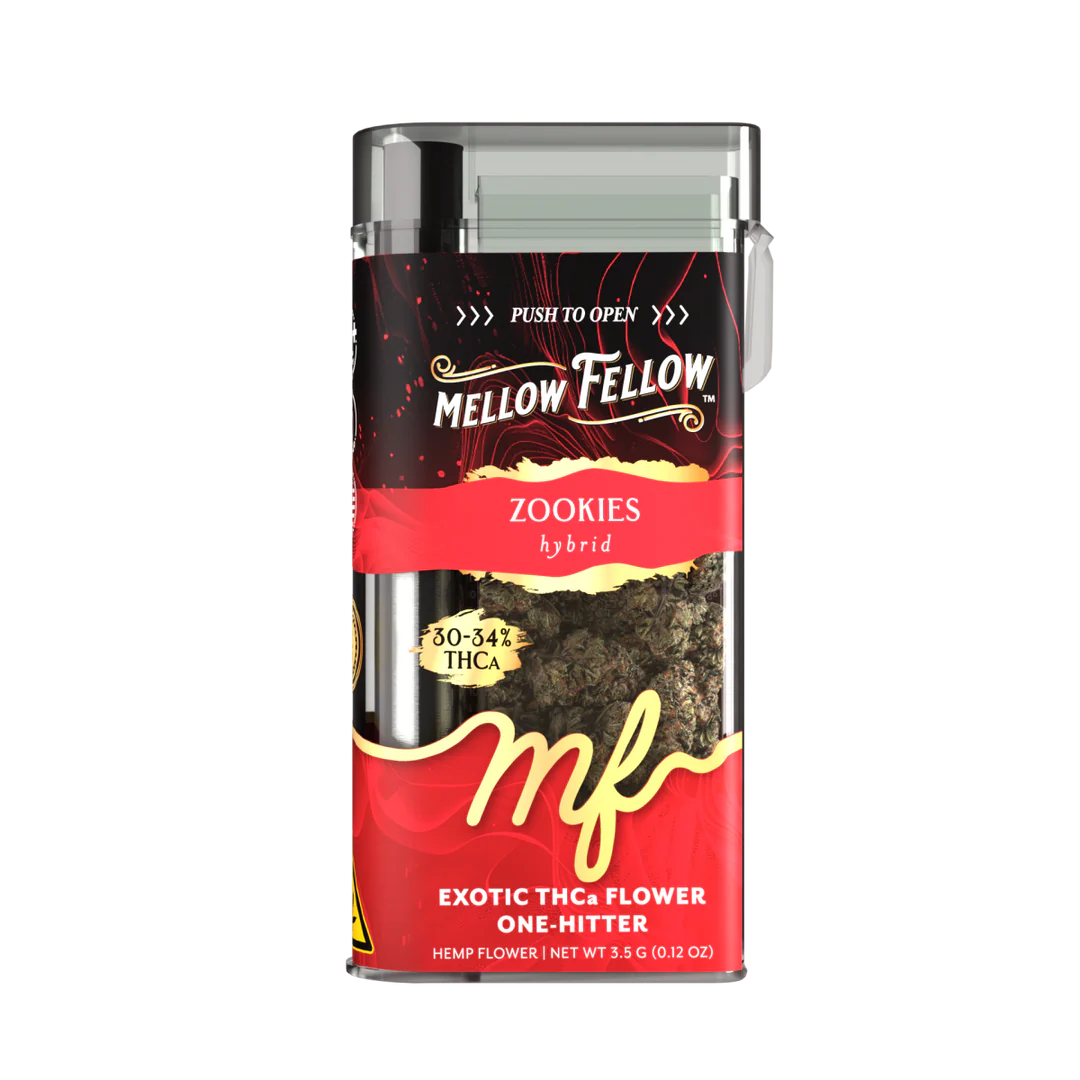MELLOW FELLOW 3.5 GRAM THC-A EXOTIC FLOWER ONE HITTER