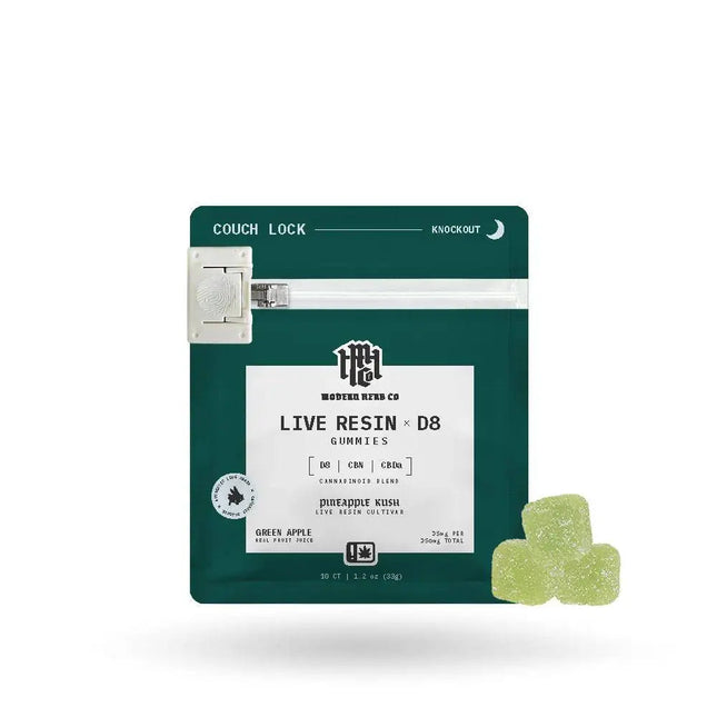 MODERN HERB CO LIVE RESIN D8 GUMMIES (30CT/BAG , 35MG/CT)