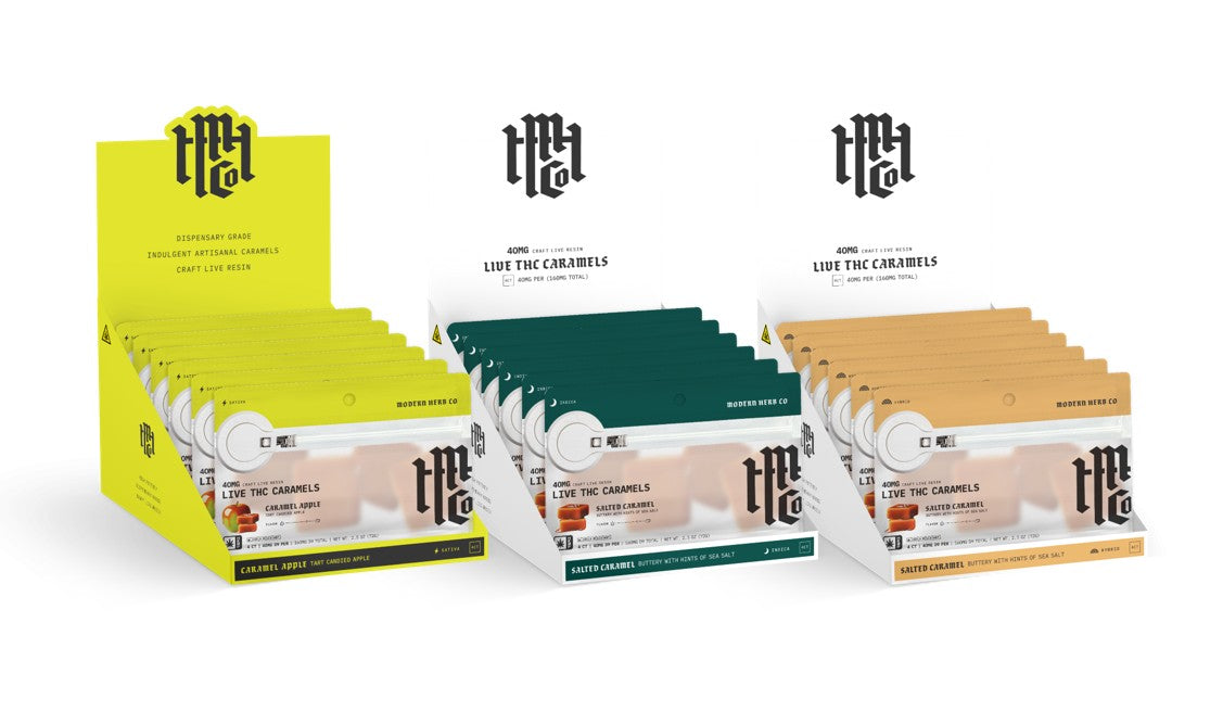 MODERN HERB CO LIVE RESIN D9 CARAMEL BOX (24CT)