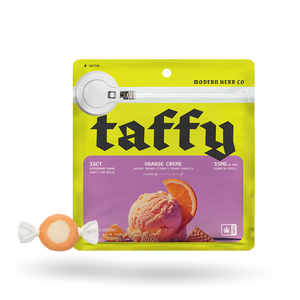 MODERN HERB CO 15MG LIVE RESIN D9 TAFFY (15CT/PACK)