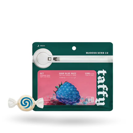 MODERN HERB CO 15MG LIVE RESIN D9 TAFFY (5CT/PACK)