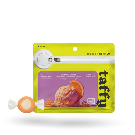 MODERN HERB CO 15MG LIVE RESIN D9 TAFFY (5CT/PACK)