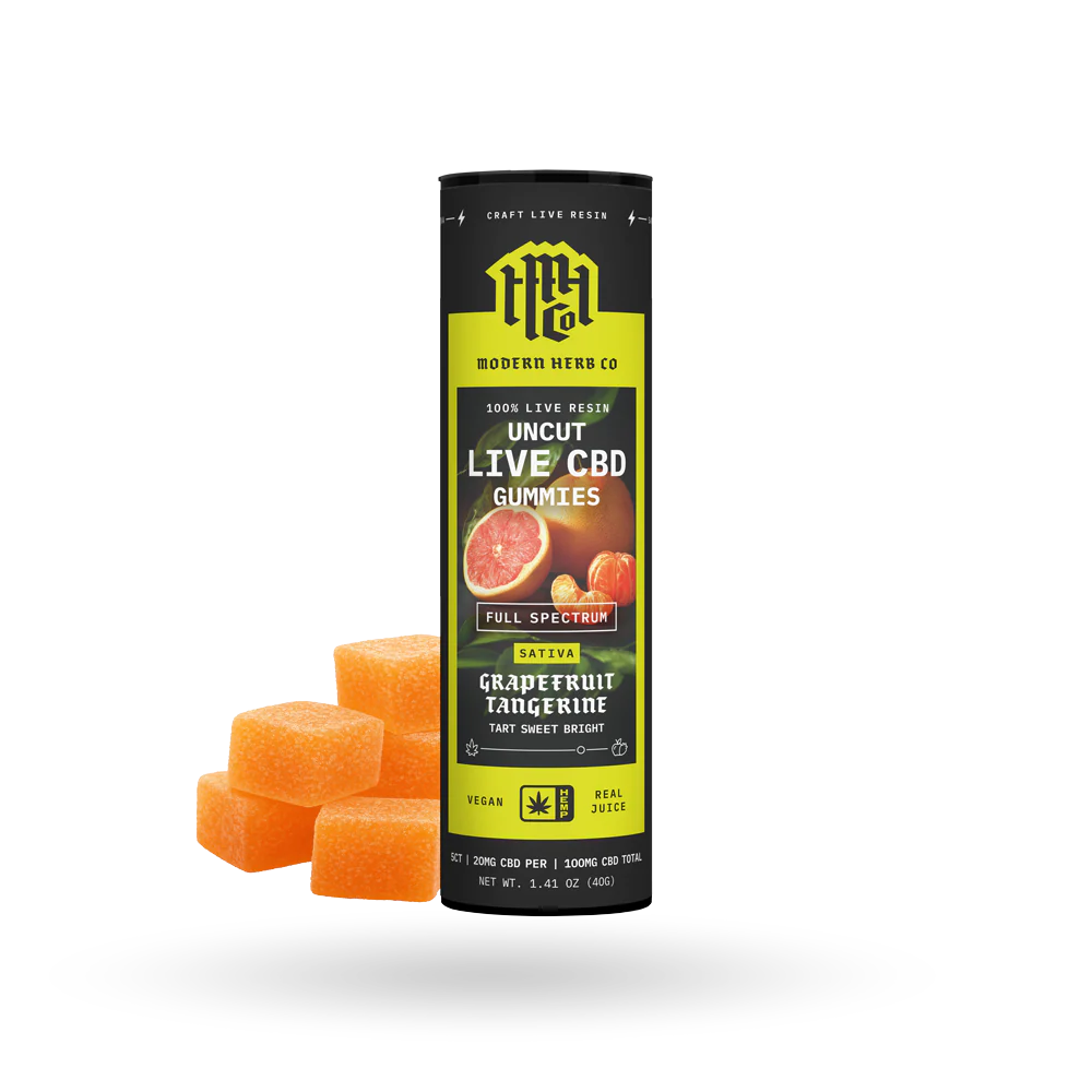 MODERN HERB CO LIVE RESIN CBD GUMMIES (5CT x 20MG)