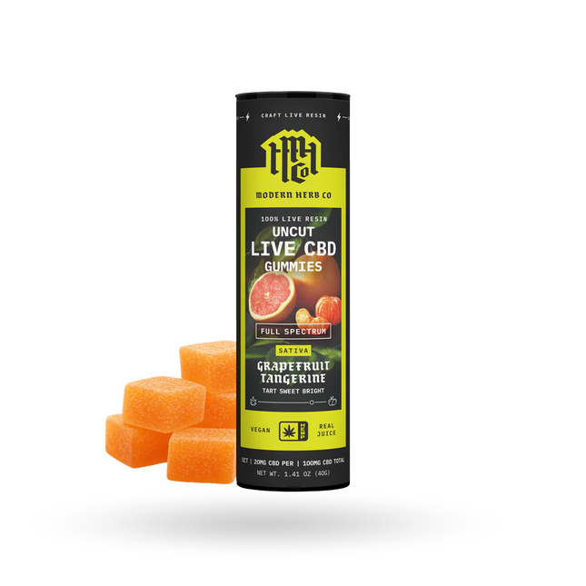 MODERN HERB CO LIVE RESIN CBD GUMMIES (5CT x 20MG)