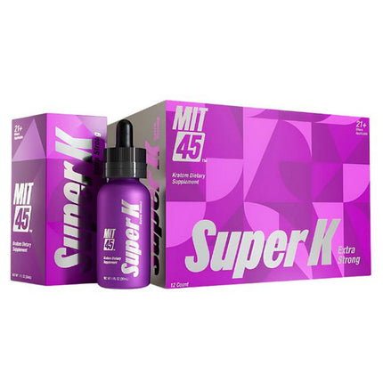 MIT45 PURPLE SUPER K KRATOM 30ML LIQUID SHOTS (NEW PACKAGING) (12CT DISPLAY)