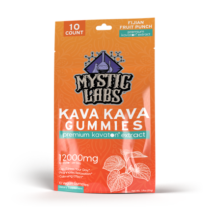 MYSTIC LABS 12000MG KAVA KAVA GUMMIES (10CT/BAG)
