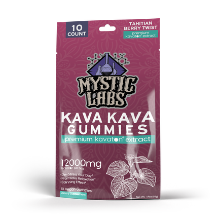 MYSTIC LABS 12000MG KAVA KAVA GUMMIES (10CT/BAG)