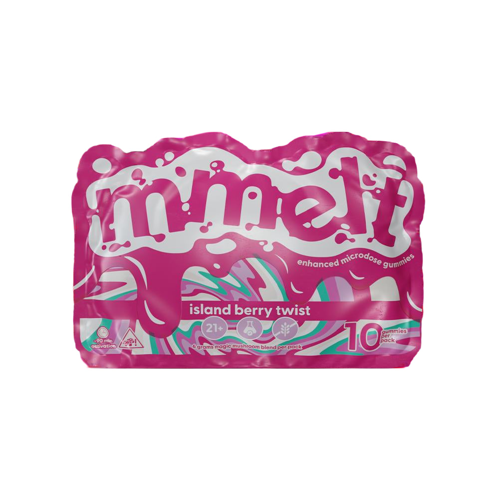 MMELT MAGIC MUSHROOM GUMMIES (10CT PACK) ISLAND BERRY TWIST 850060068492