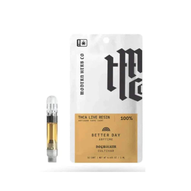 MODERN HERB CO LIVE THCA UNCUT 1G CARTRIDGE DOGWALKER (ANYTIME) 850054129192