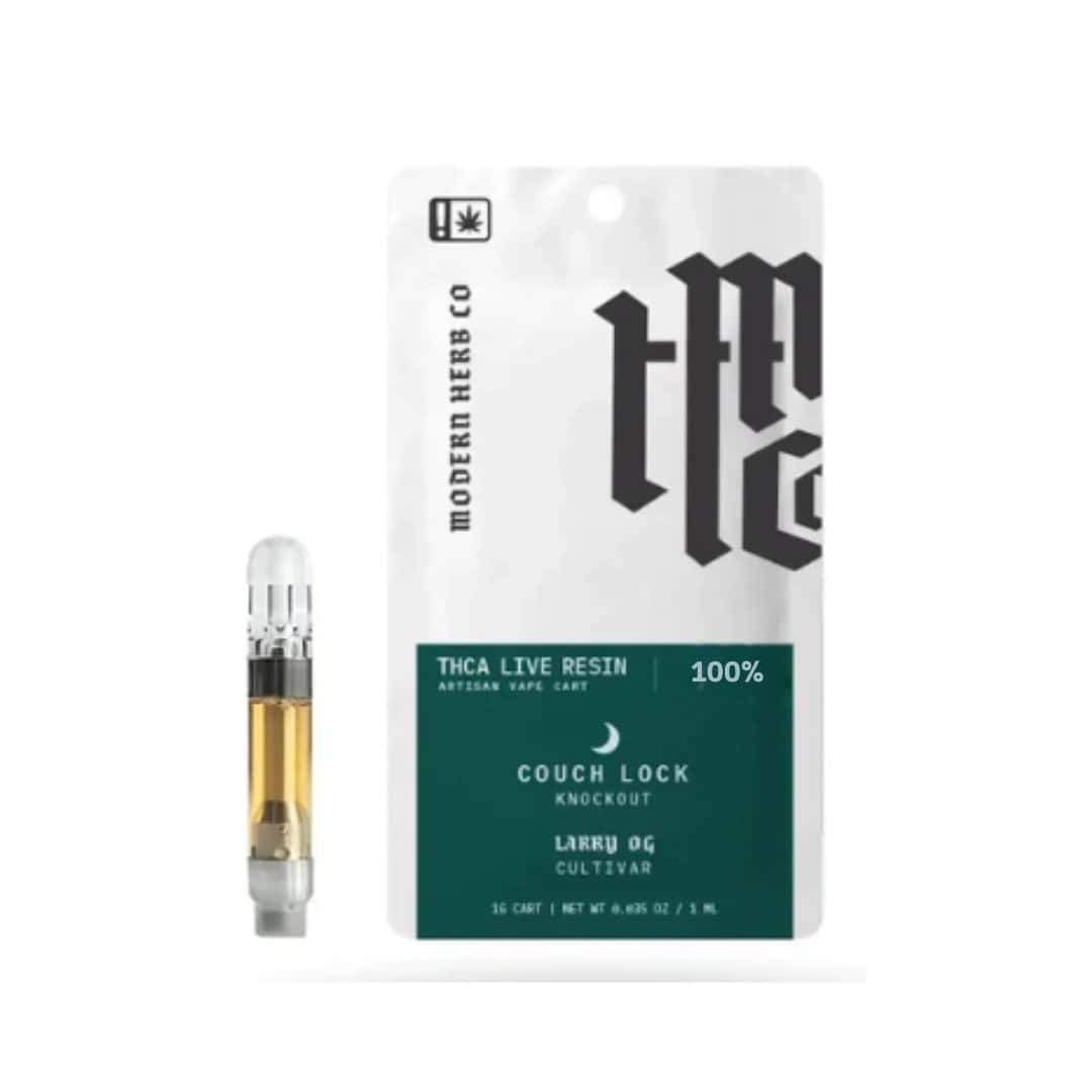 MODERN HERB CO LIVE THCA UNCUT 1G CARTRIDGE LARRY OG (KNOCKOUT) 850054129185