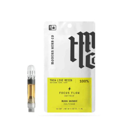 MODERN HERB CO LIVE THCA UNCUT 1G CARTRIDGE MAUI WOWIE (DAYTRIP) 850054129208