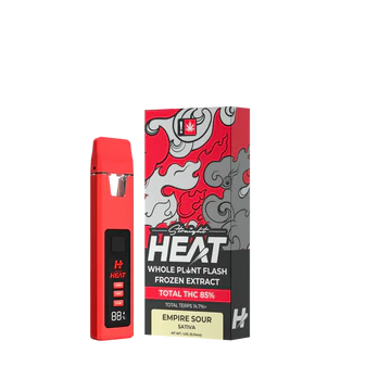 STRAIGHT HEAT WHOLE PLANT FLASH FROZEN EXTRACT 1 GRAM LIVE ROSIN THCA DISPOSABLE