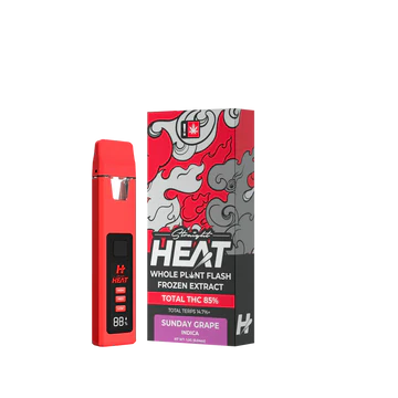 STRAIGHT HEAT WHOLE PLANT FLASH FROZEN EXTRACT 1 GRAM LIVE ROSIN THCA DISPOSABLE