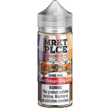 MRKT PLCE 100ML E-LIQUID BLOOD ORANGE TANGOBERRY ICED 6MG 760412602086