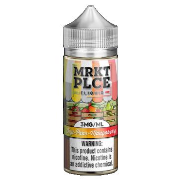 MRKT PLCE 100ML E-LIQUID FUJI PEAR MANGOBERRY 6MG 656879085114