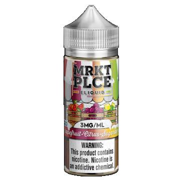 MRKT PLCE 100ML E-LIQUID GRAPEFRUIT CITRUS SUGARBERRY ICED 6MG 650434675840
