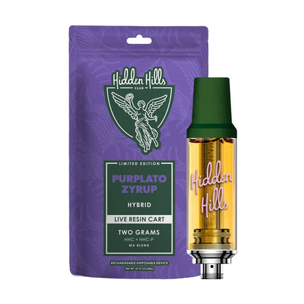 HIDDEN HILLS LIMITED EDITION 2 GRAM LIVE RESIN HHC CART