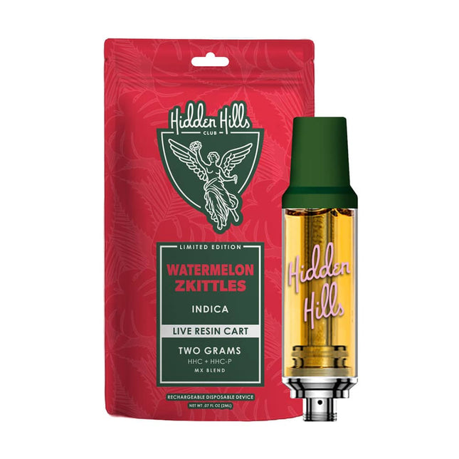 HIDDEN HILLS LIMITED EDITION 2 GRAM LIVE RESIN HHC CART