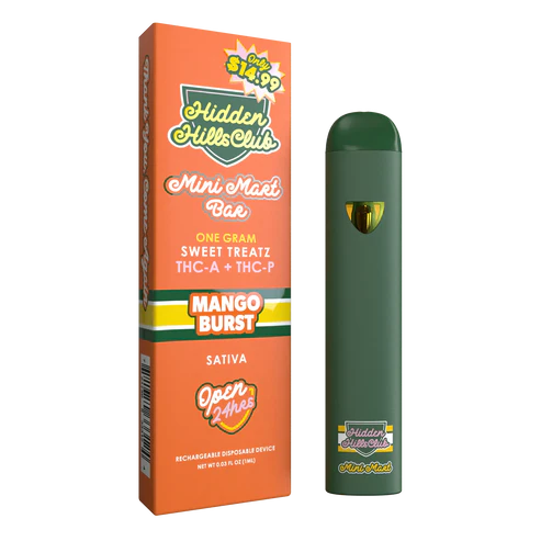 HIDDEN HILLS MINI MART BAR THC-A + THC-P 1 GRAM DISPOSABLE