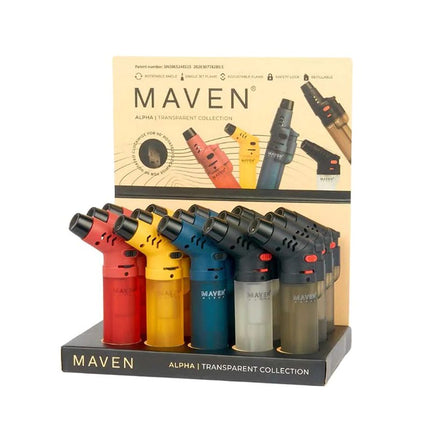 MAVEN ALPHA+ POCKET LIGHTER (15CT/DISPLAY)