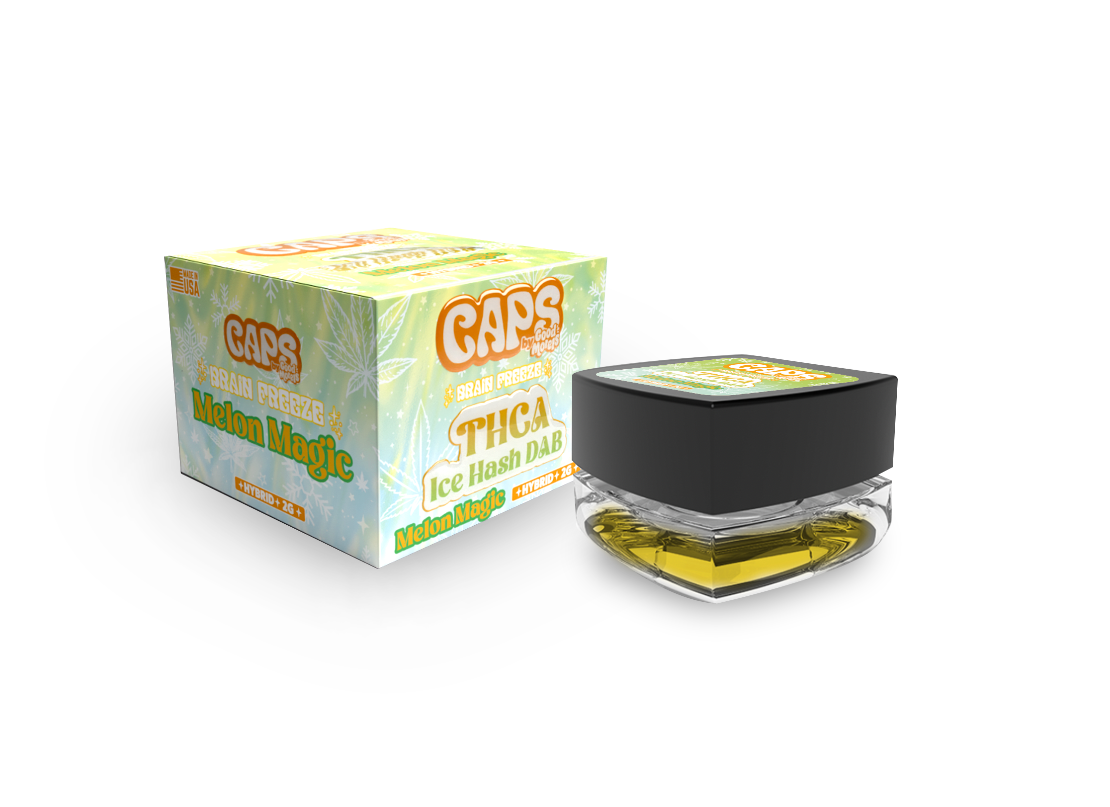 CAPS BRAIN FREEZE BLEND 2G THC-A ICE HASH DAB