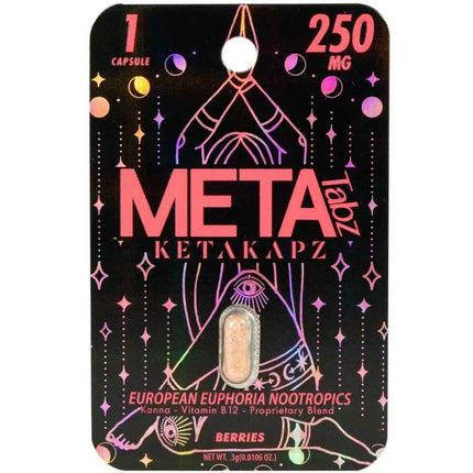 META KETAKAPZ 250MG EUROPEAN NOOTROPIC CHEWABLE TABZ (6CT/PACK)