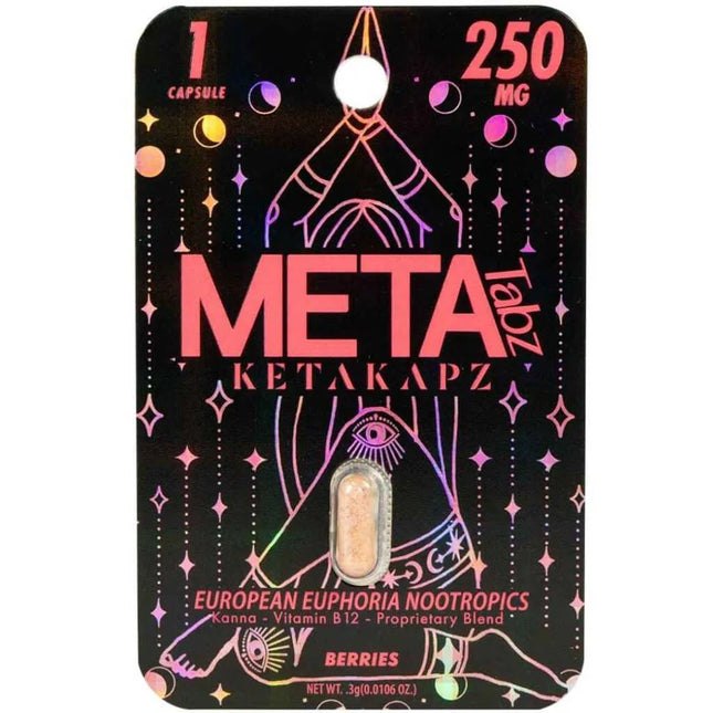 META KETAKAPZ 250MG EUROPEAN NOOTROPIC CHEWABLE TABZ (6CT/PACK)